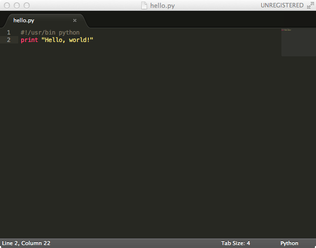 python text editor macbook