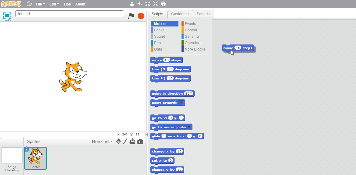 Scratch GUI