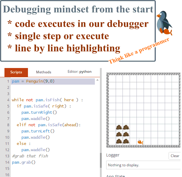 Teaching Debugging In Penjee Penjee Learn To Code