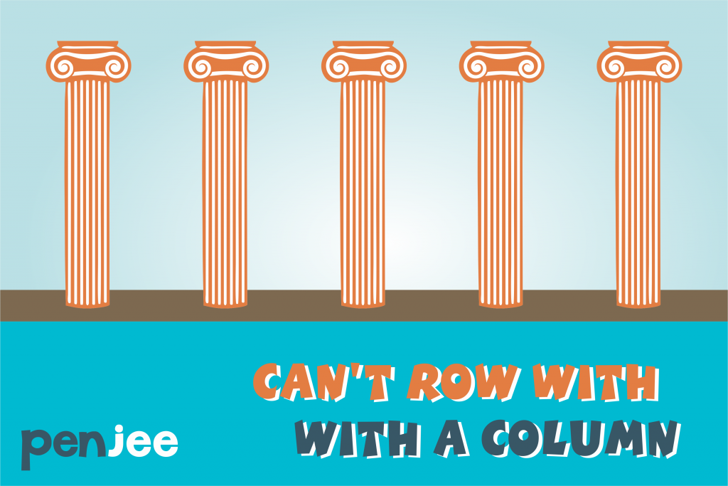 How to Tell the Difference between a Row and Column | Penjee, Learn to Code