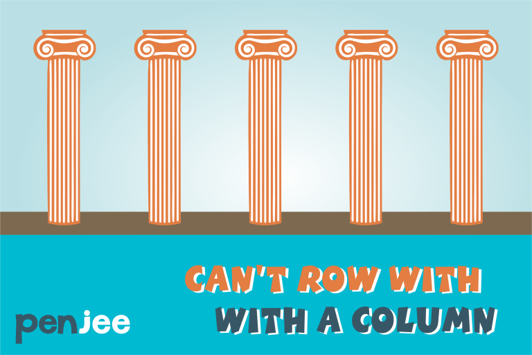 How To Tell The Difference Between A Row And Column Penjee Learn To Code 2071