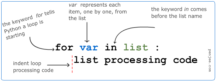 For Each Loop Python